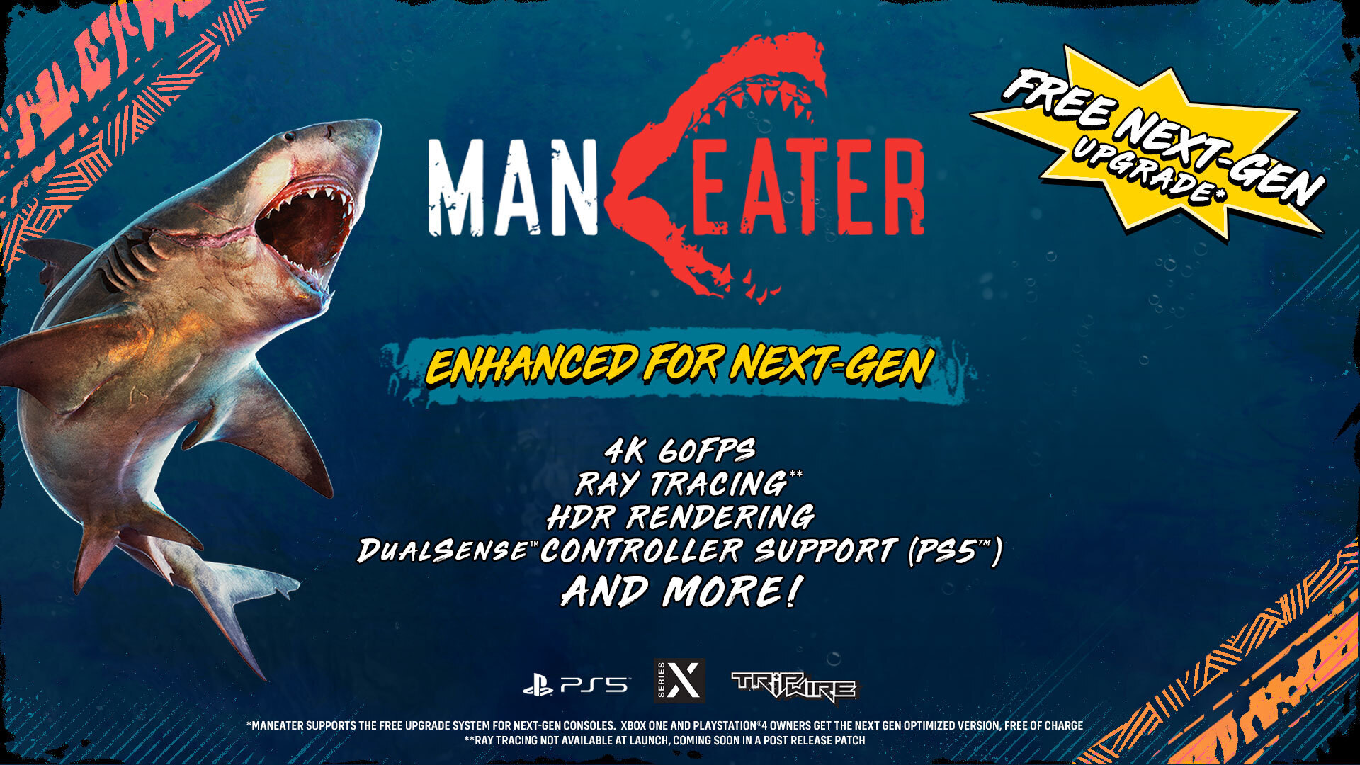 Maneater Patch Notes: PS5 and Xbox Series X Get Ray Tracing – GameSpew